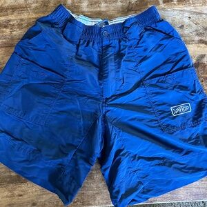 Aftco shorts navy blue
